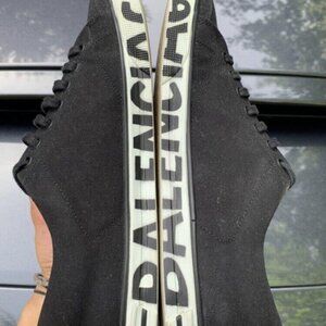 Balenciaga Disstressed Canvas Sport Shoe